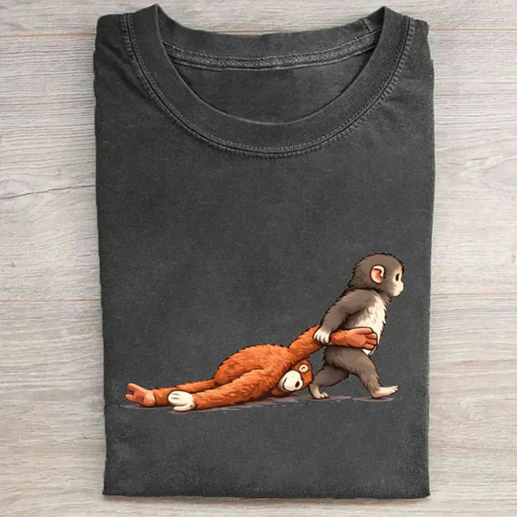 Punch-kun Comic Monkey Meme Tee