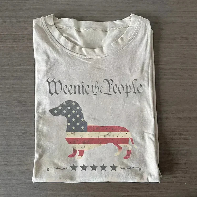 Creative Merica Dachshund Dog T-shirt
