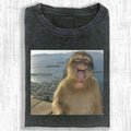 Wacky Monkey Laughing Graphic T-Shirts