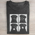Funny Rottweiler Dog Printed T-shirts