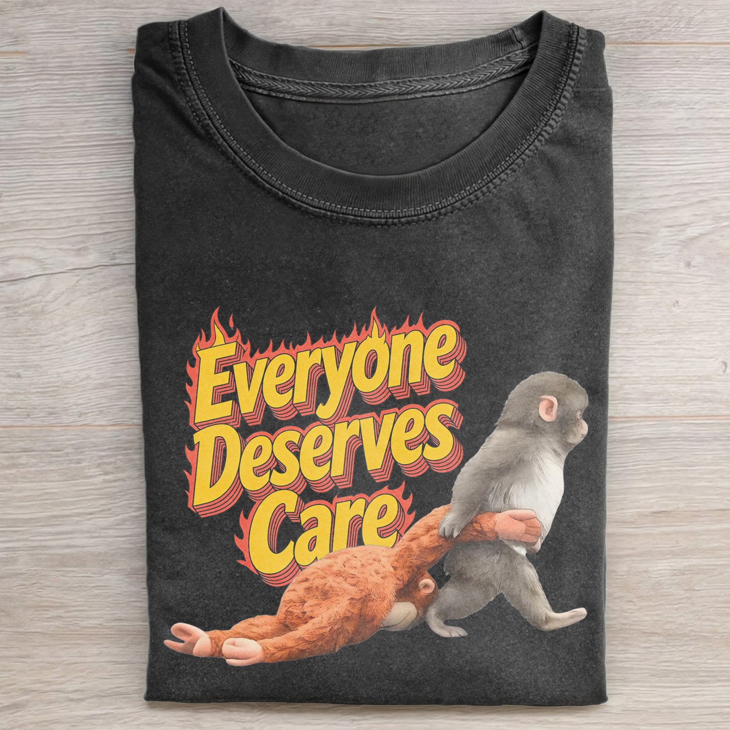 Monkey Punch 'Everyone Deserves Care' T-Shirt