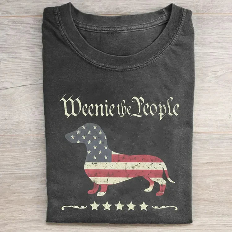 Creative Merica Dachshund Dog T-shirt