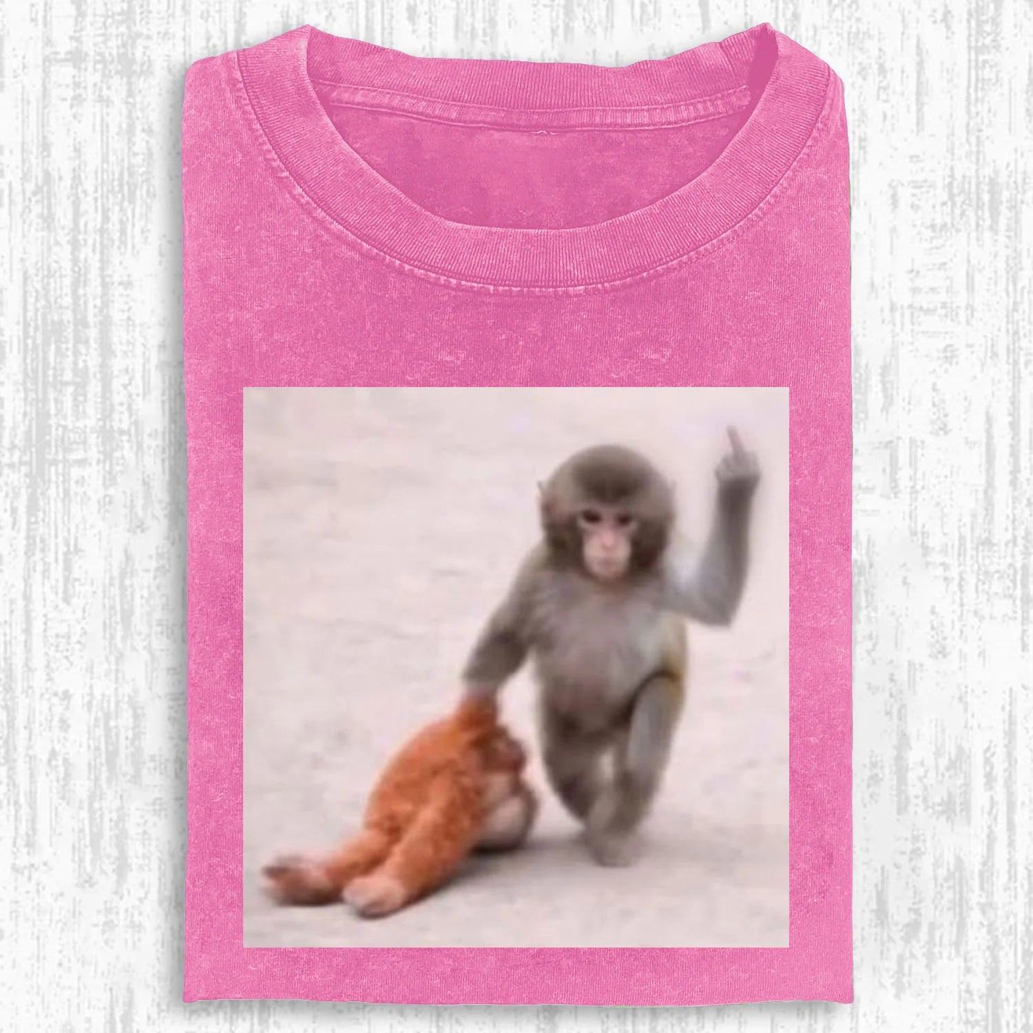 Punch-kun Monkey Meme Colorful T-shirts