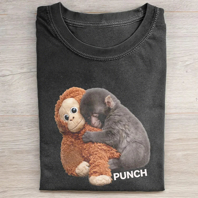 Monkey Punch Baby Doll Graphic Tee