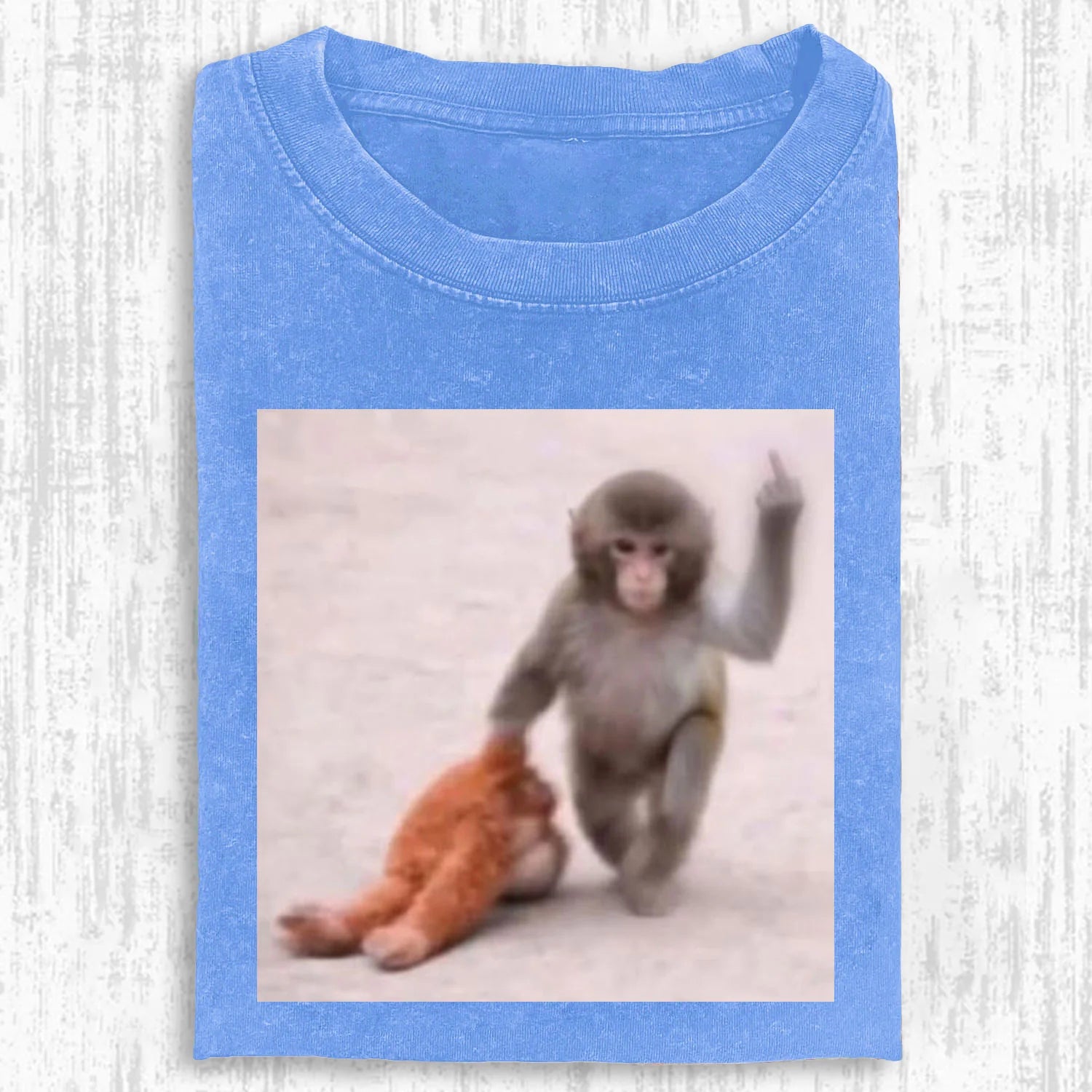Punch-kun Monkey Meme Colorful T-shirts