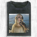 Wacky Monkey Selfie Printed T-Shirts
