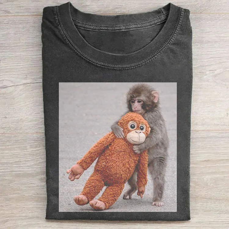 Punch-kun Monkey Meme Tee