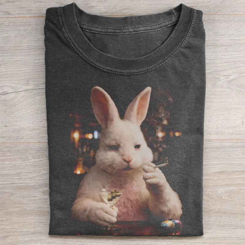 Unhinged Easter Bunny Rabbit T-shirt