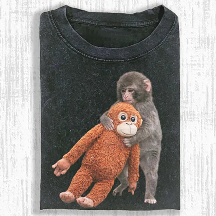 Punch-kun Monkey Doll Meme Tee