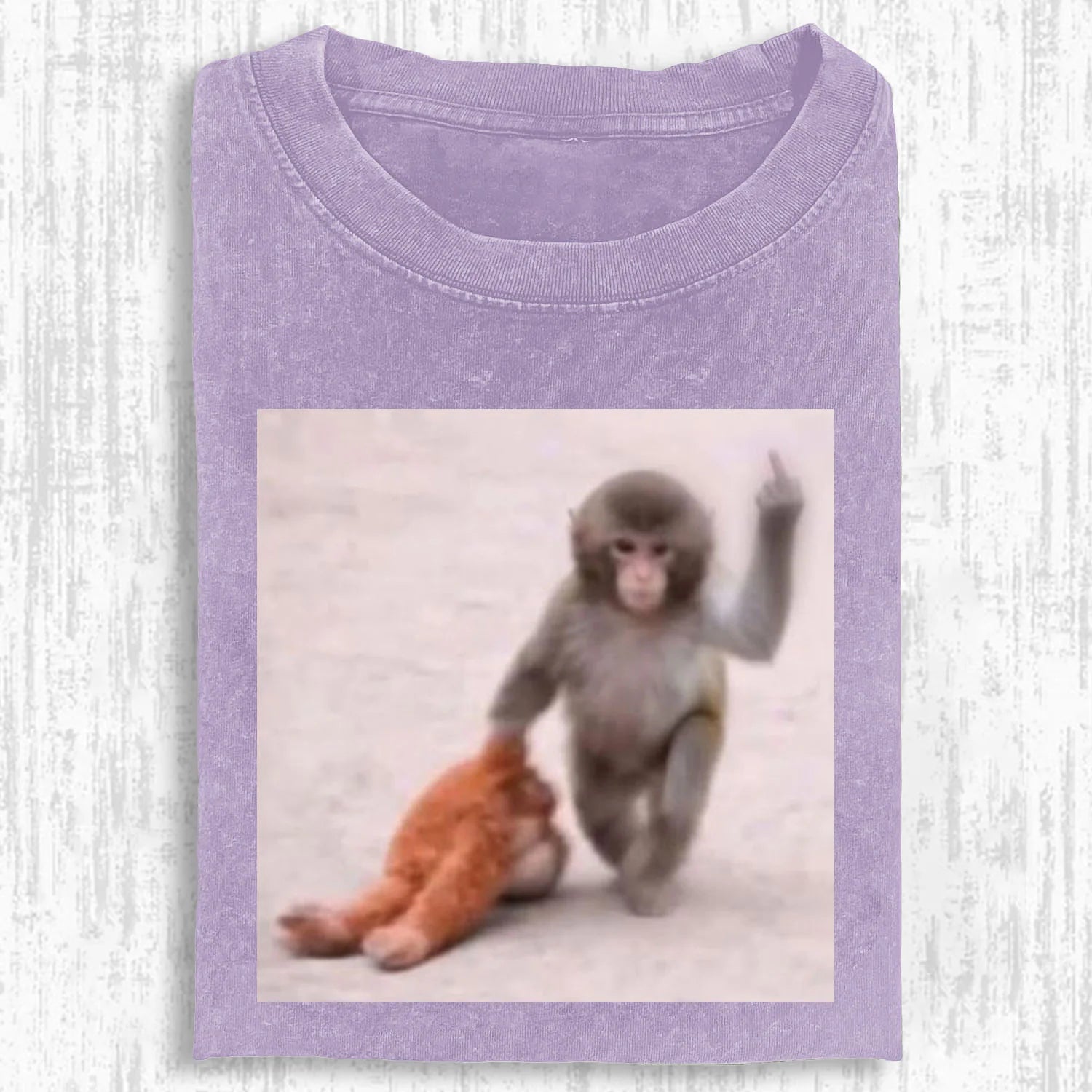 Punch-kun Monkey Meme Colorful T-shirts