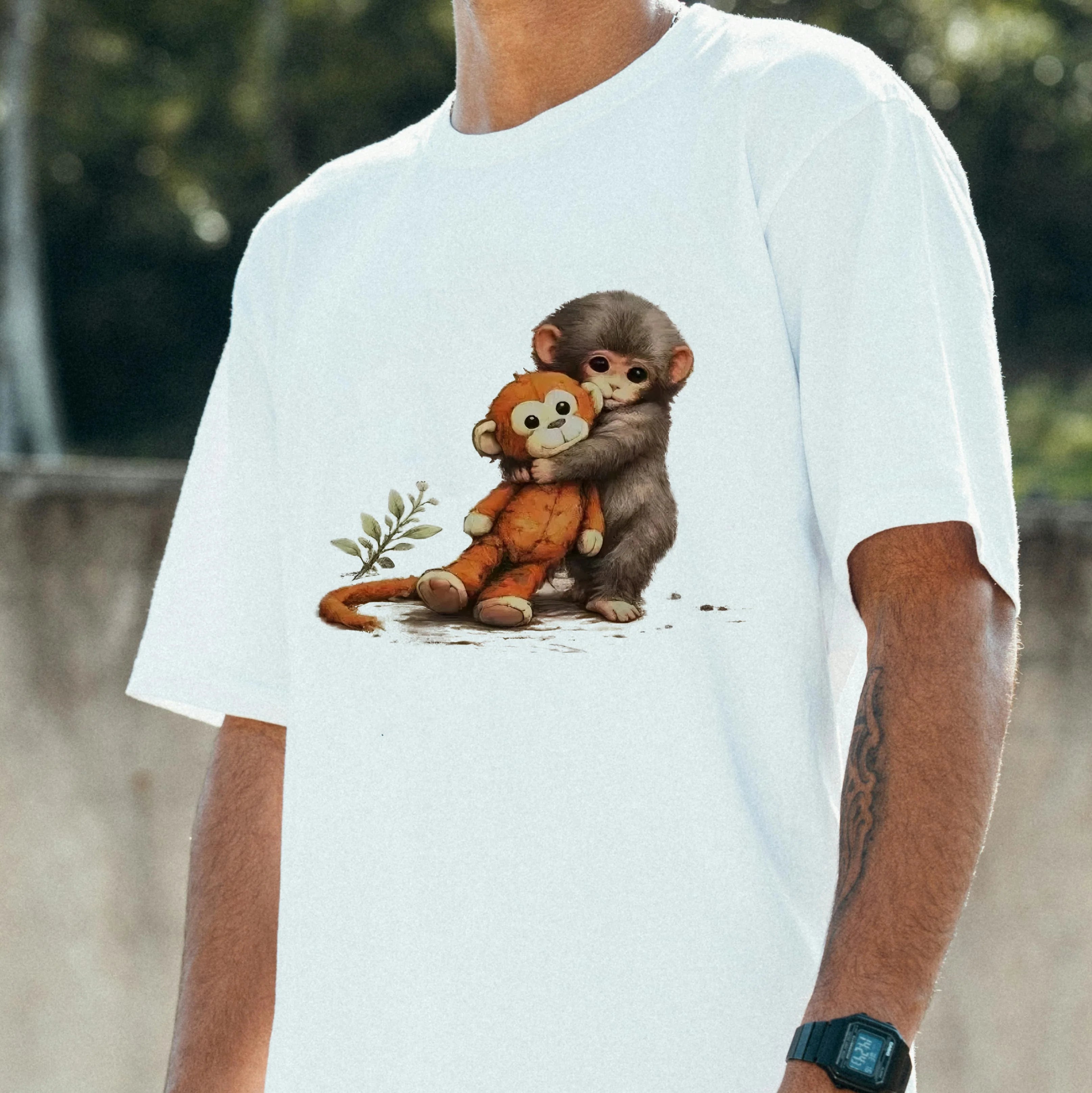 Comic Monkey Punch T-shirt