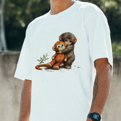 Comic Monkey Punch T-shirt