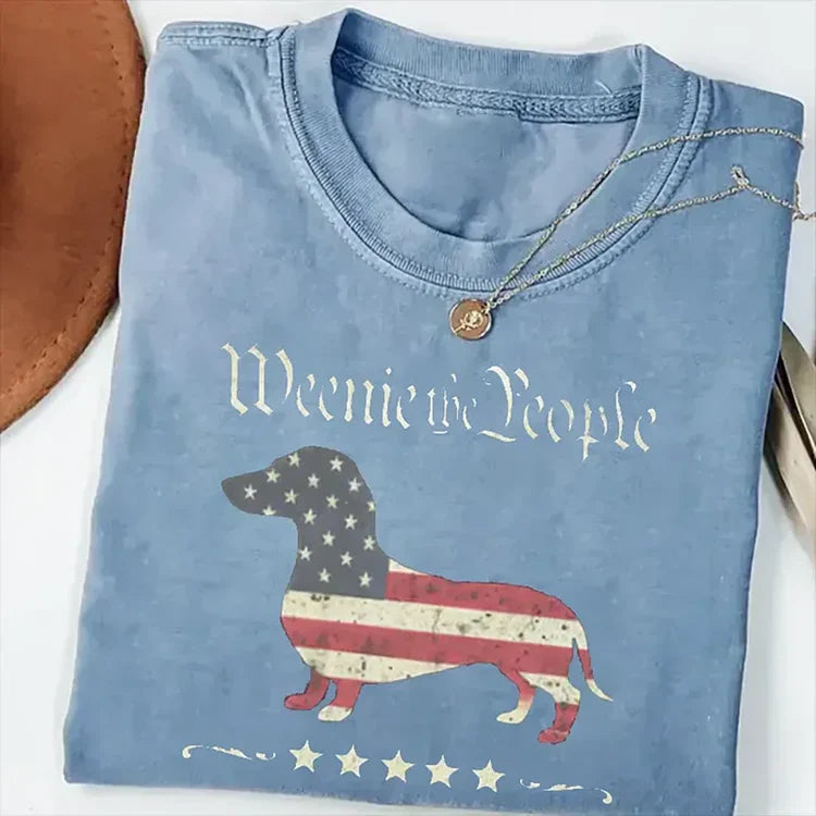 Creative Merica Dachshund Dog T-shirt