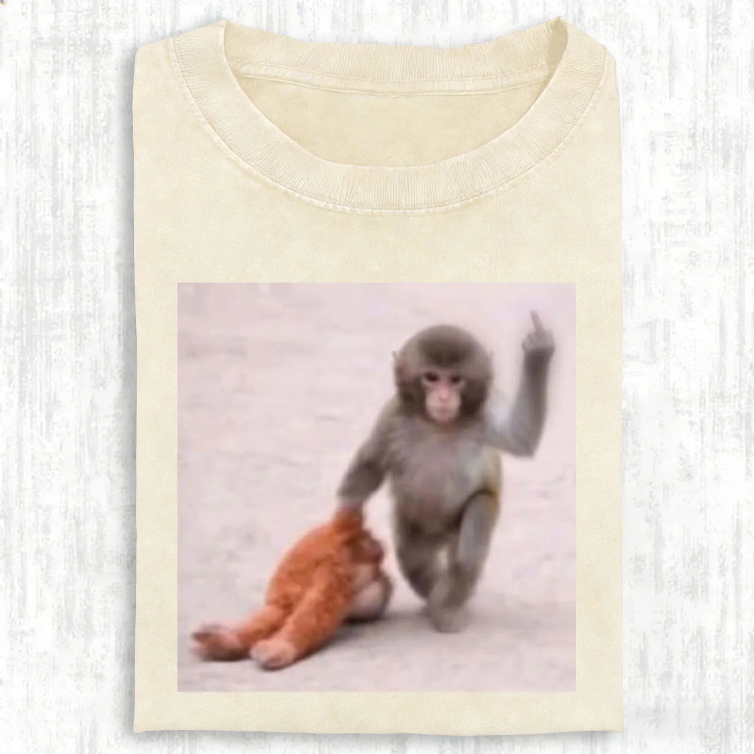 Punch-kun Monkey Meme Colorful T-shirts