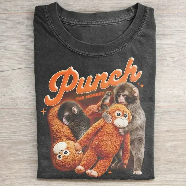 Punch-kun Monkey Baby Meme Tee