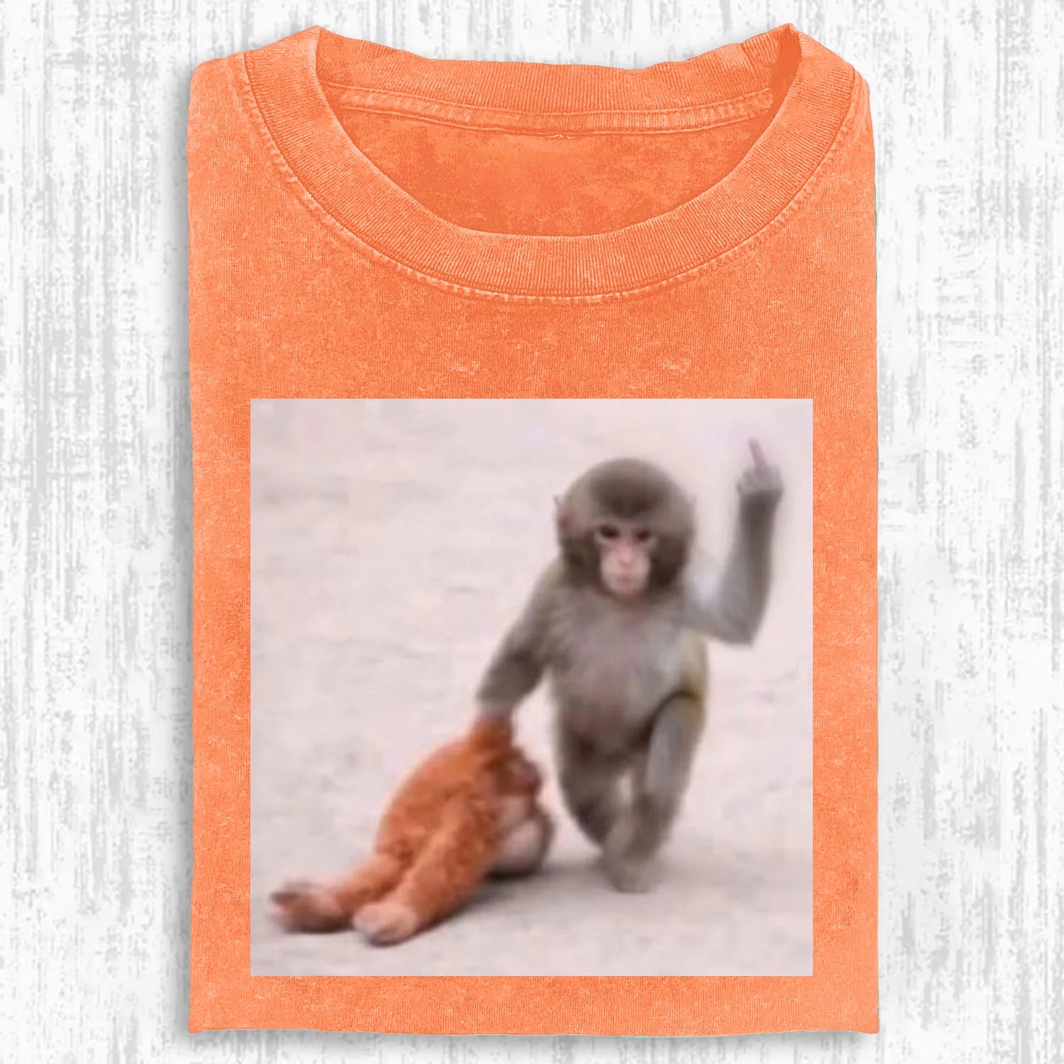 Punch-kun Monkey Meme Colorful T-shirts