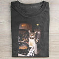 Funny Cooking Cat Meme Graphic T-shirt